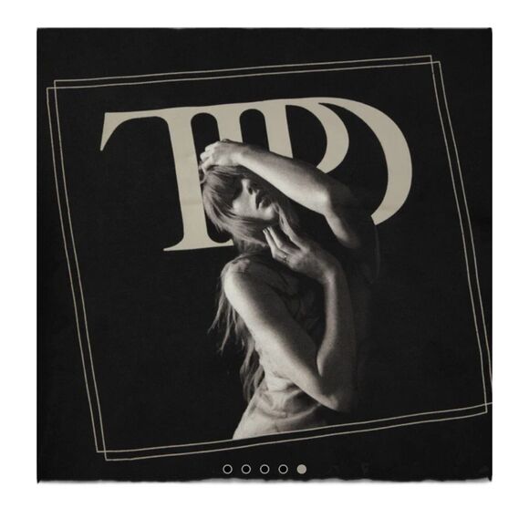 Taylor Swift New With Tags The Tortured Poets Department Black Medium - Picture 5 of 5